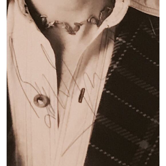 BILL WYMAN B&W Promo Photo Rolling Stones Press Photograph SIGNED AUTOGRAPHED - Picture 3 of 7